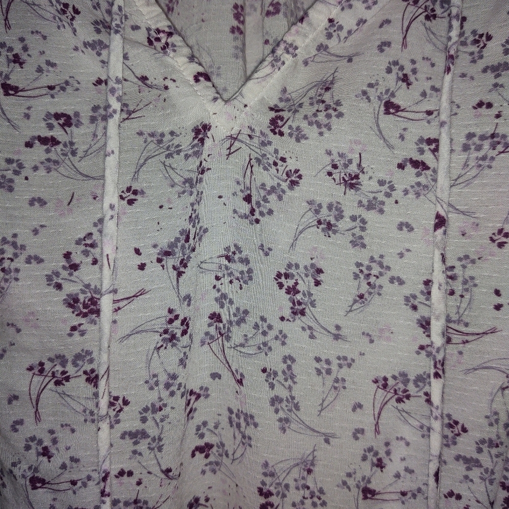 Lightweight floral blouse